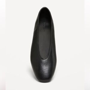 🆕NWT - Black Women's Square-Toe V Cut Glove Ballet Flats FITS LIKE 8.5